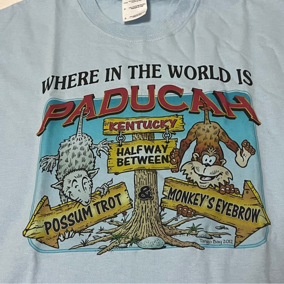 Vintage Where in the World is Paducah, Ky T Shirt - Picture 3 of 6